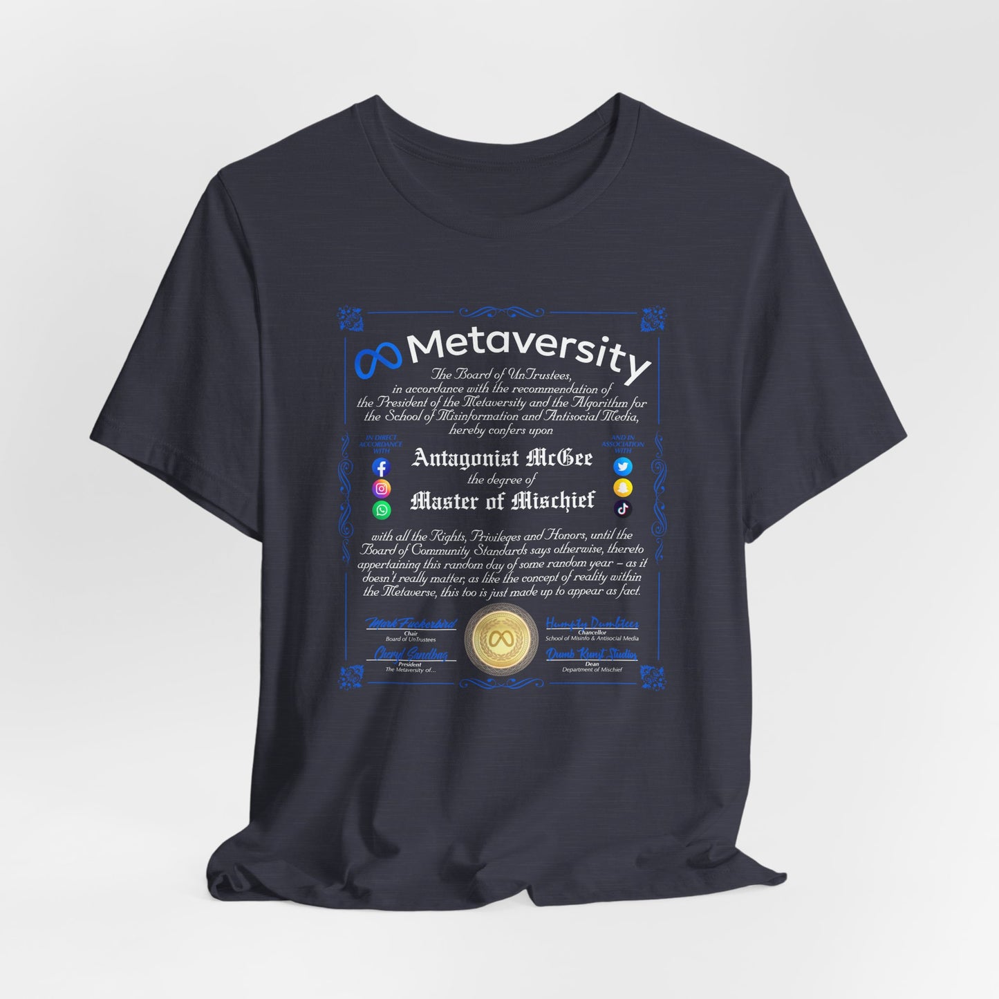 DK160: The Metaversity Of... - Unisex S/S T-Shirt