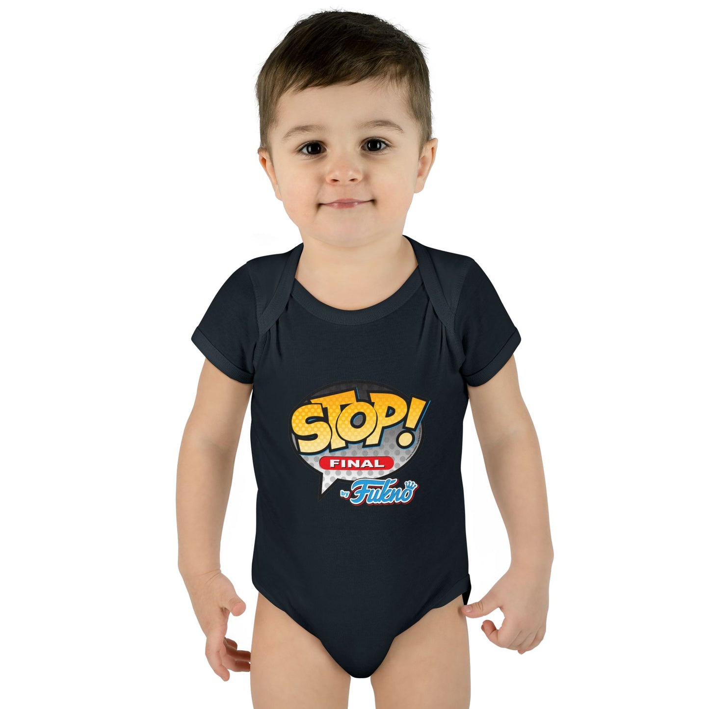 DK103: Stop! by Fukno - Infant Sized Onsie