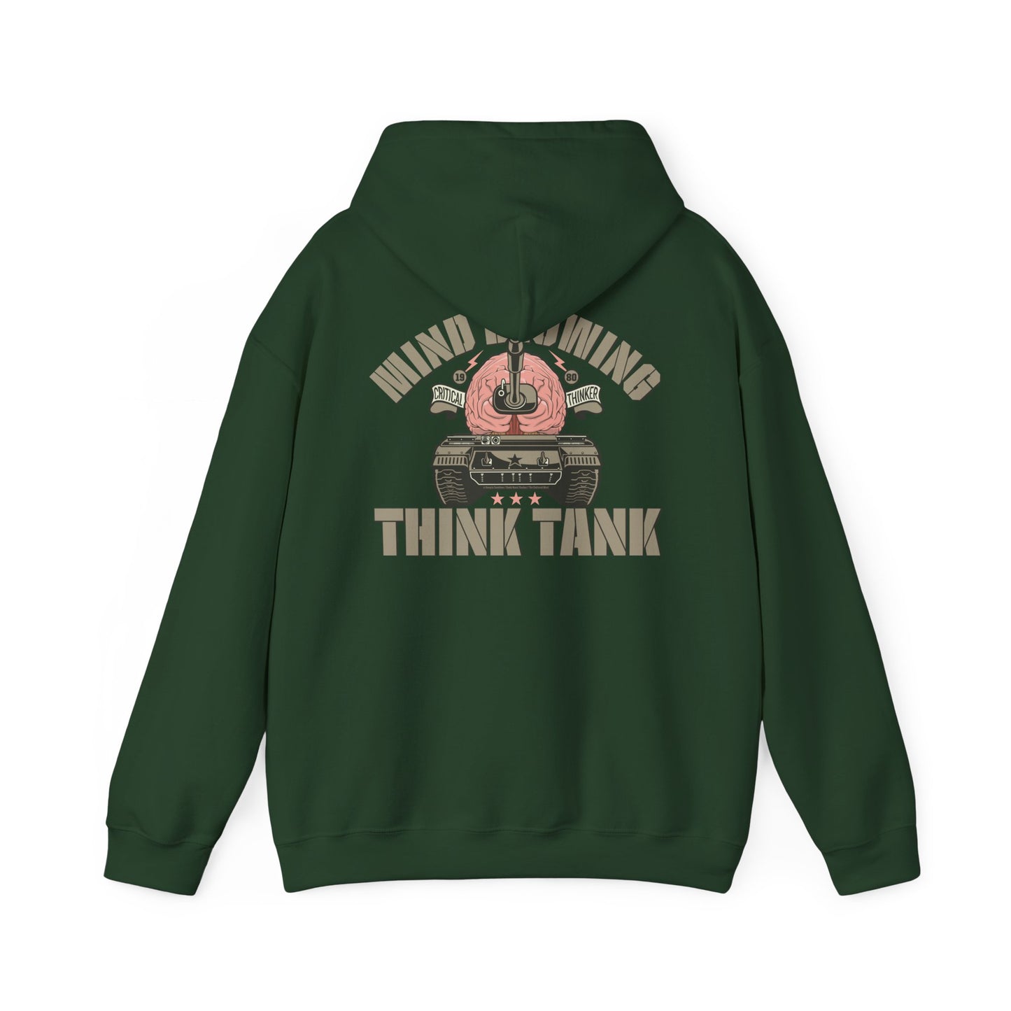 DK125: Think Tank - Adult Hooded Sweatshirt