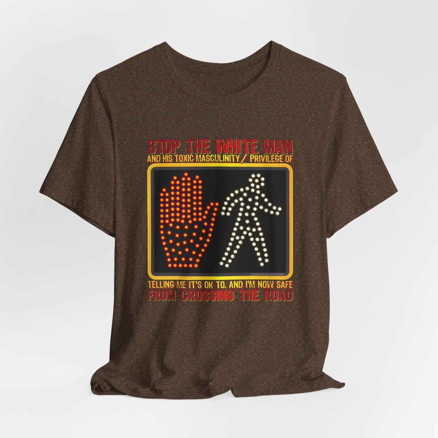 DK167: White Man Crossing - Unisex S/S T-Shirt