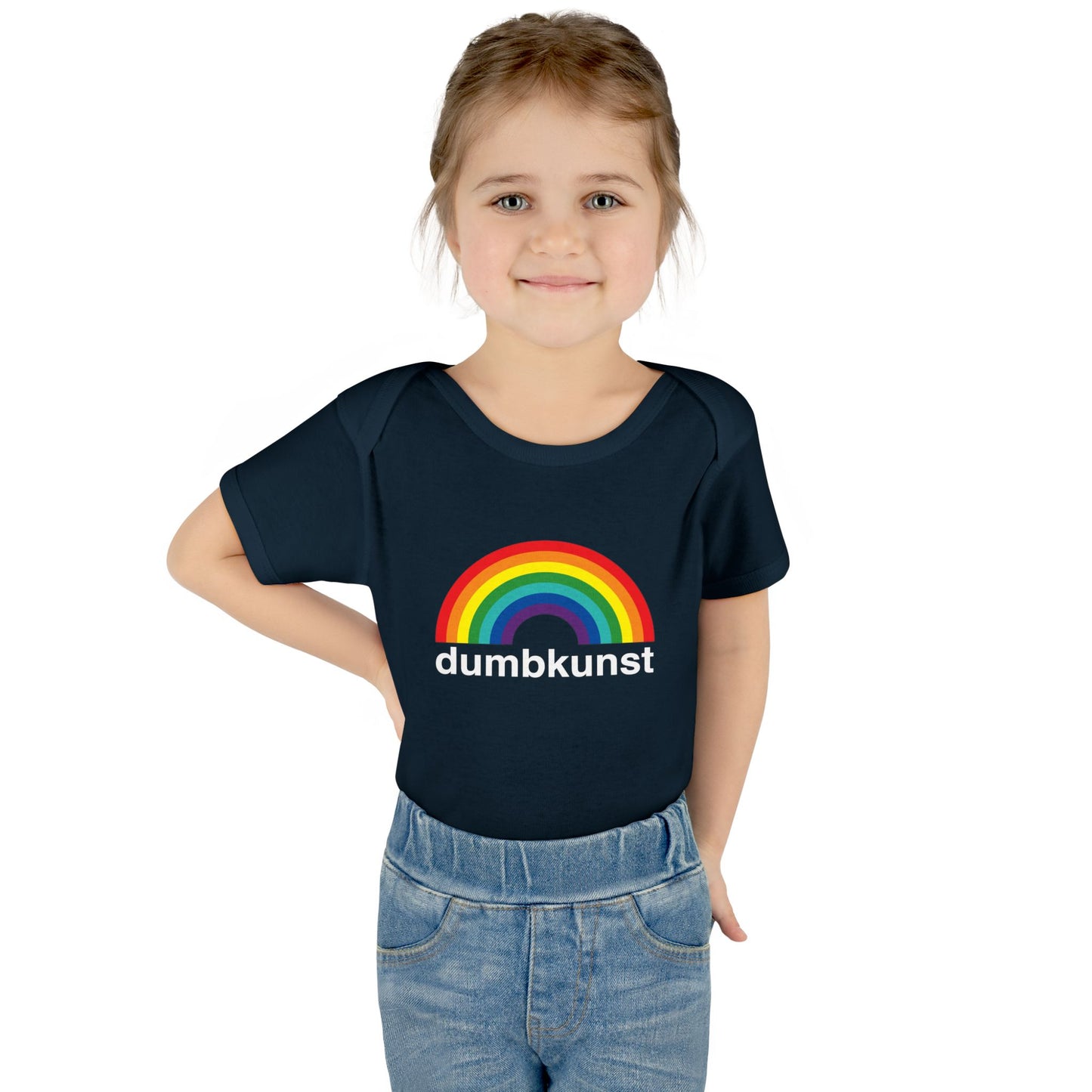 DK16: Dumb Kunst Under The Rainbow - Infant Sized Onsie