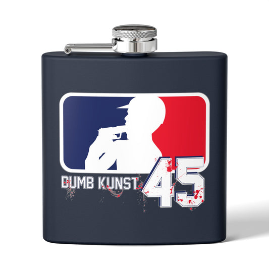 DK3: Take Me Out of the Ball Game - 6oz Stainless Steel Hip Flask