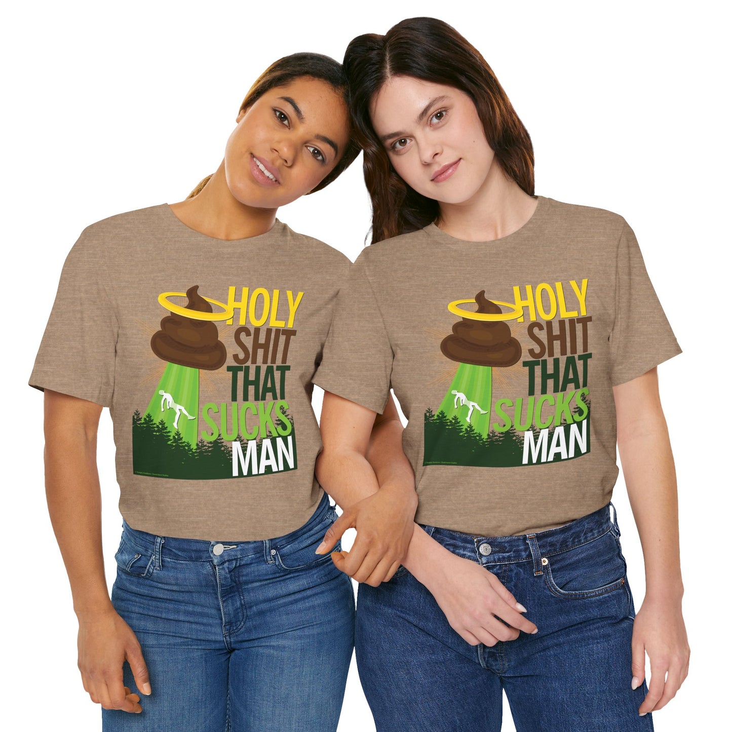 DK134: Holy Shit That Sucks Man - Unisex S/S T-Shirt