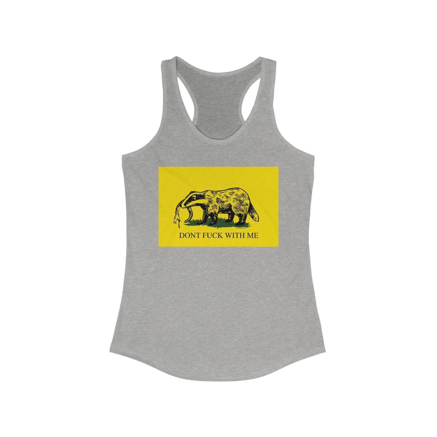 DK14: Honey Badger Don't Give A Fuck - Ladies Racerback Tank