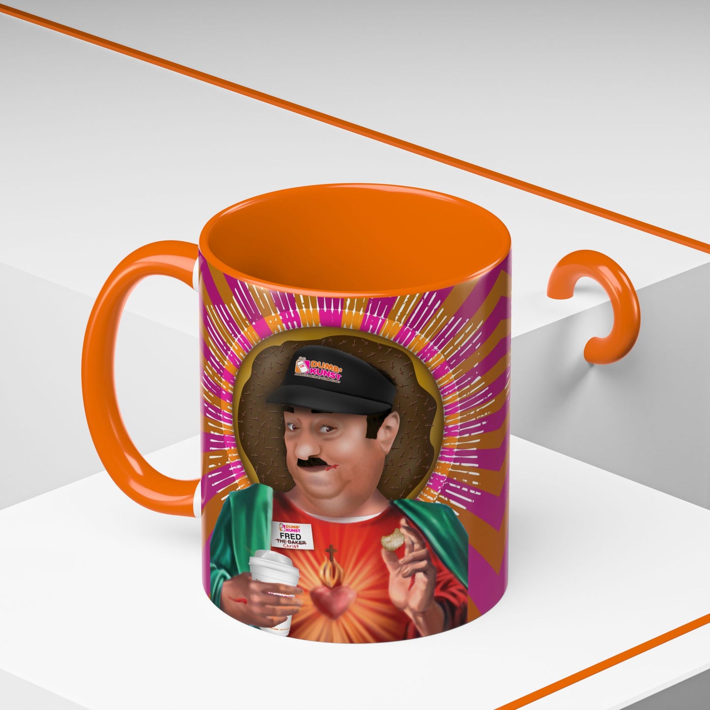 DK92: Fred Christ's Jelly Stigmata - Ceramic Coffee Mugs