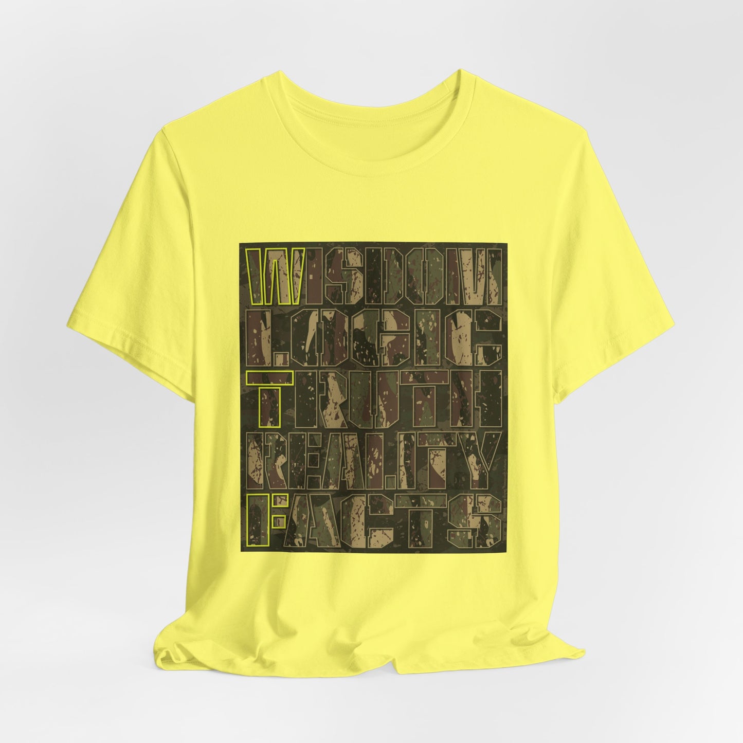 DK159: WTF! FTW! Facts! (Camo Edition) - Unisex S/S T-Shirt
