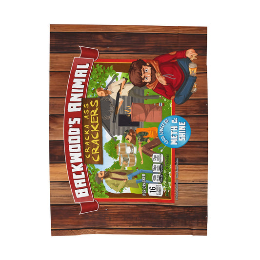 DK77: Animal Cracka' Ass Crackas - Velveteen Plush Blanket