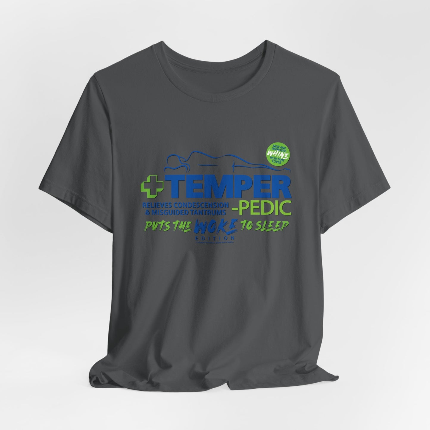 DK185: Temper-pedic - Unisex S/S T-Shirt