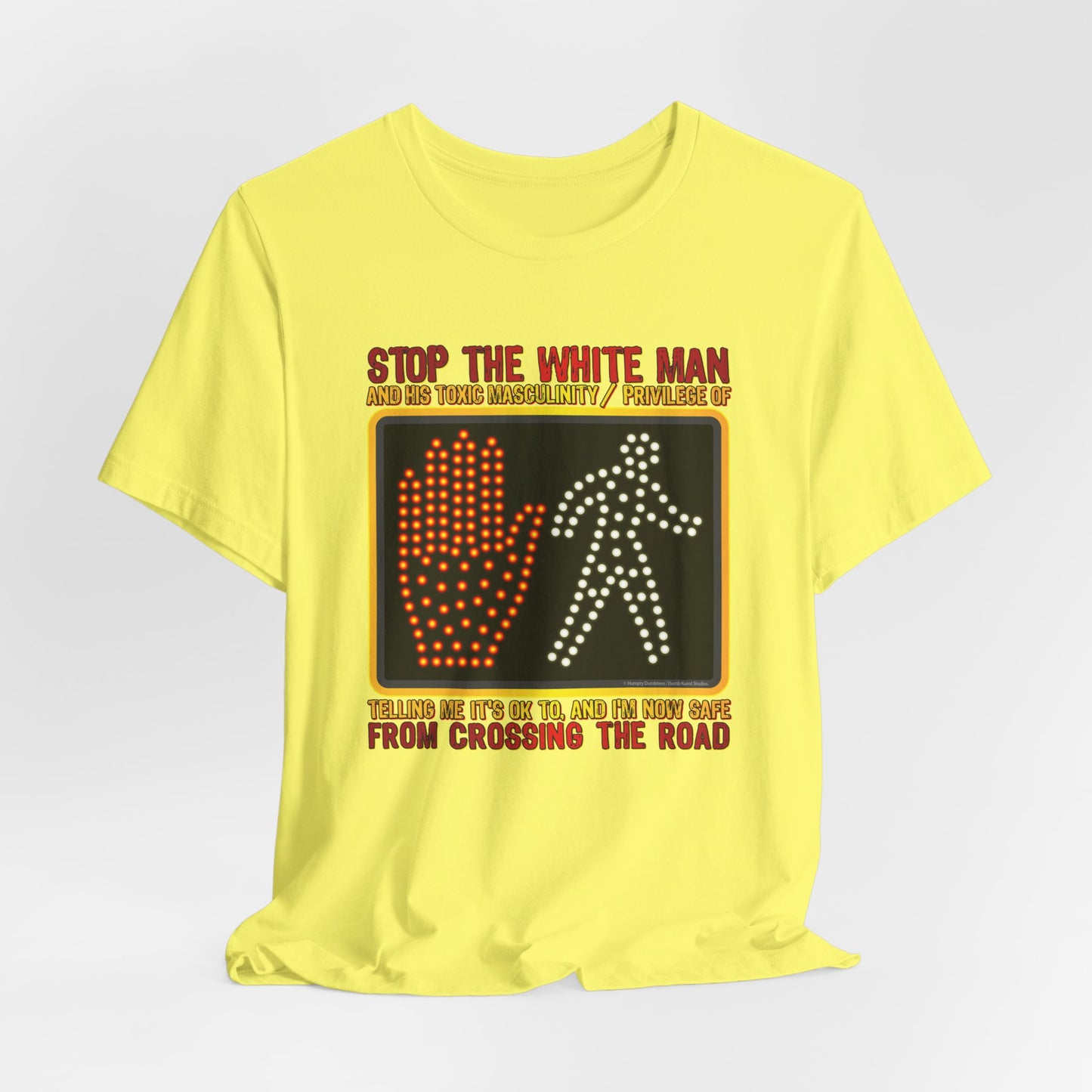 DK167: White Man Crossing - Unisex S/S T-Shirt