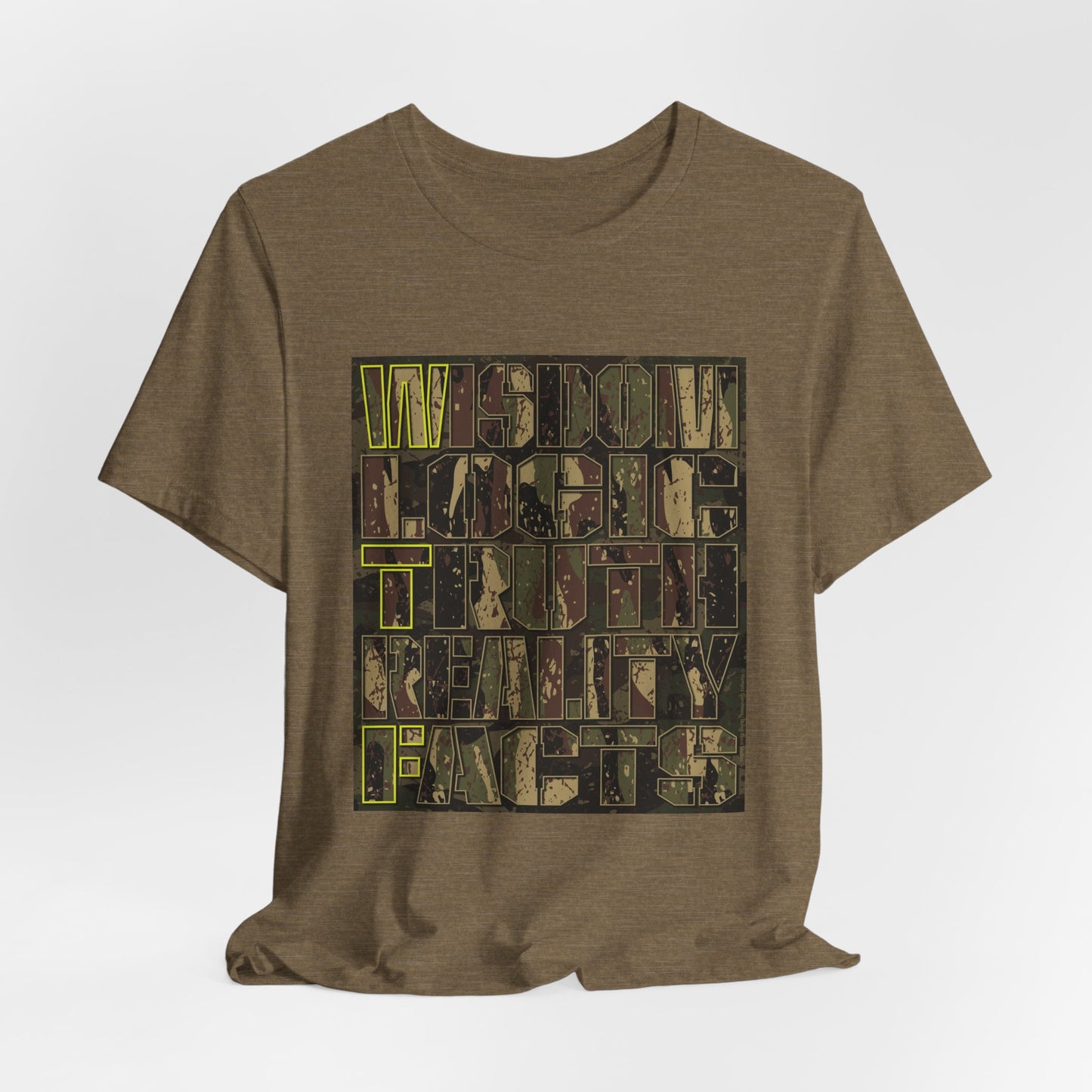 DK159: WTF! FTW! Facts! (Camo Edition) - Unisex S/S T-Shirt