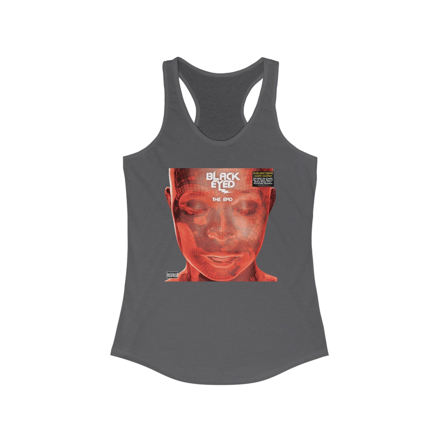 DK136: Hit With The Ladies (Black Eyed Red Edition) - Ladies Racerback Tank