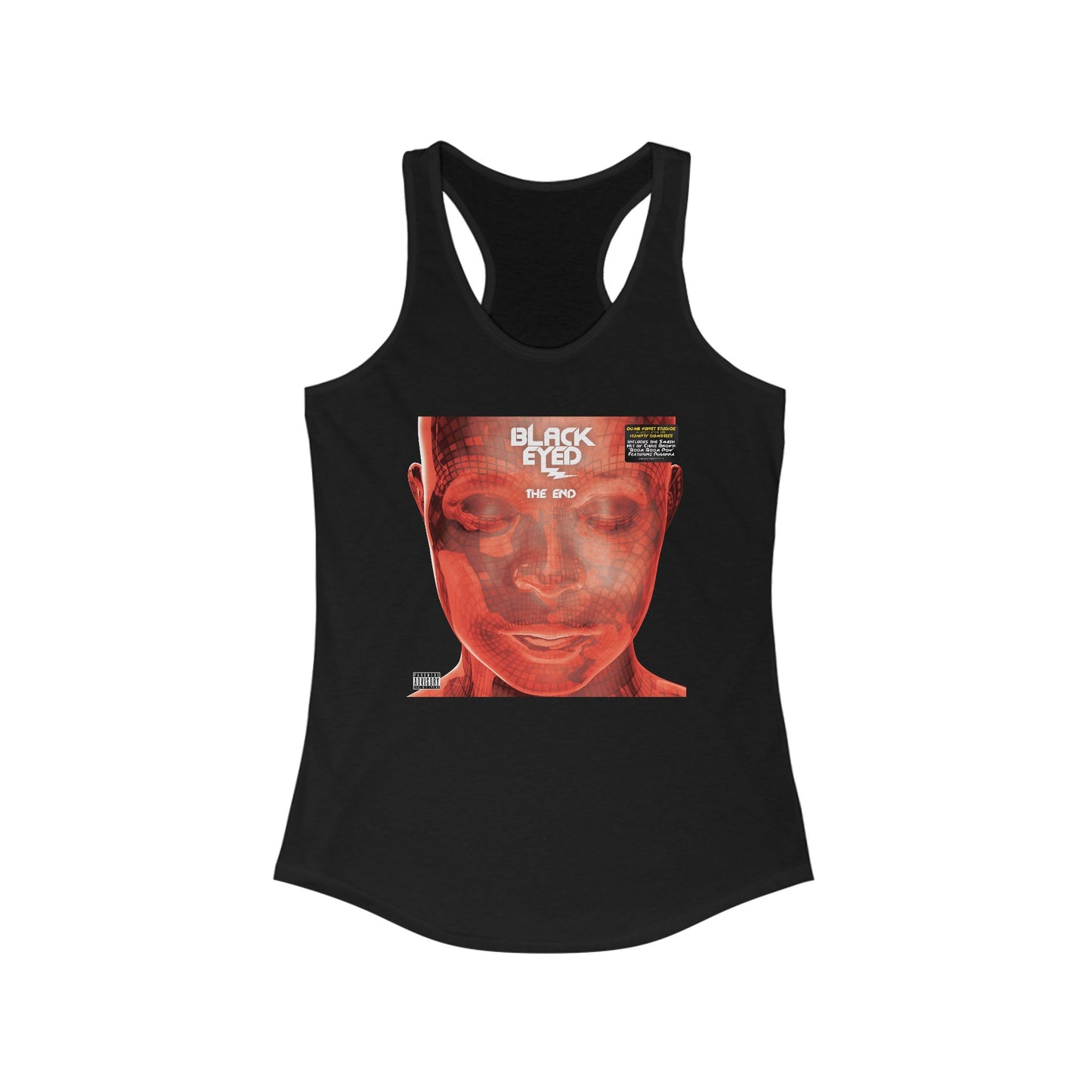 DK136: Hit With The Ladies (Black Eyed Red Edition) - Ladies Racerback Tank