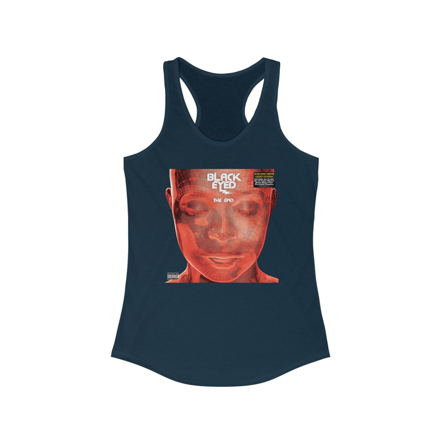 DK136: Hit With The Ladies (Black Eyed Red Edition) - Ladies Racerback Tank