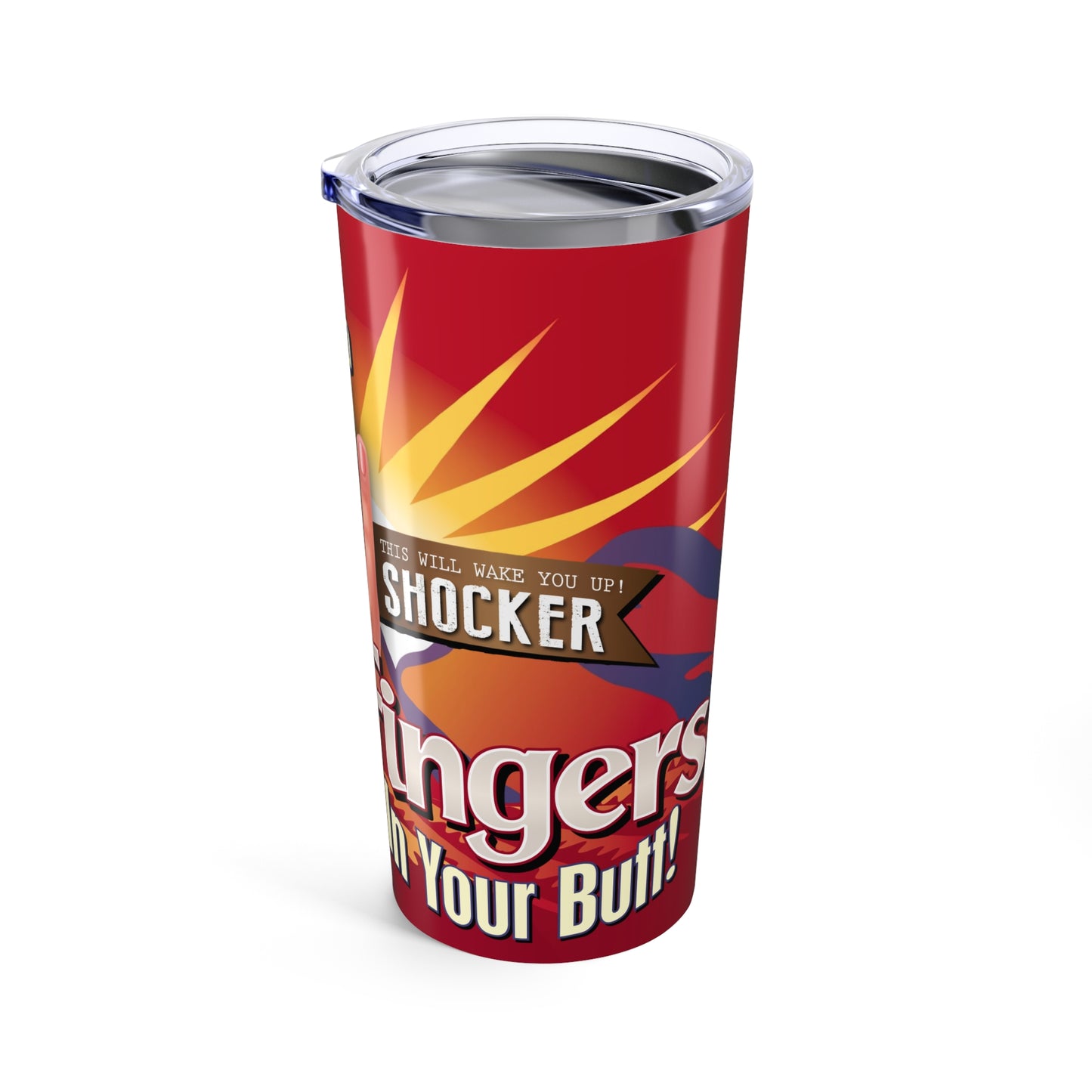 DK104: The Best Part of Waking Up... - 20oz Travel Tumbler