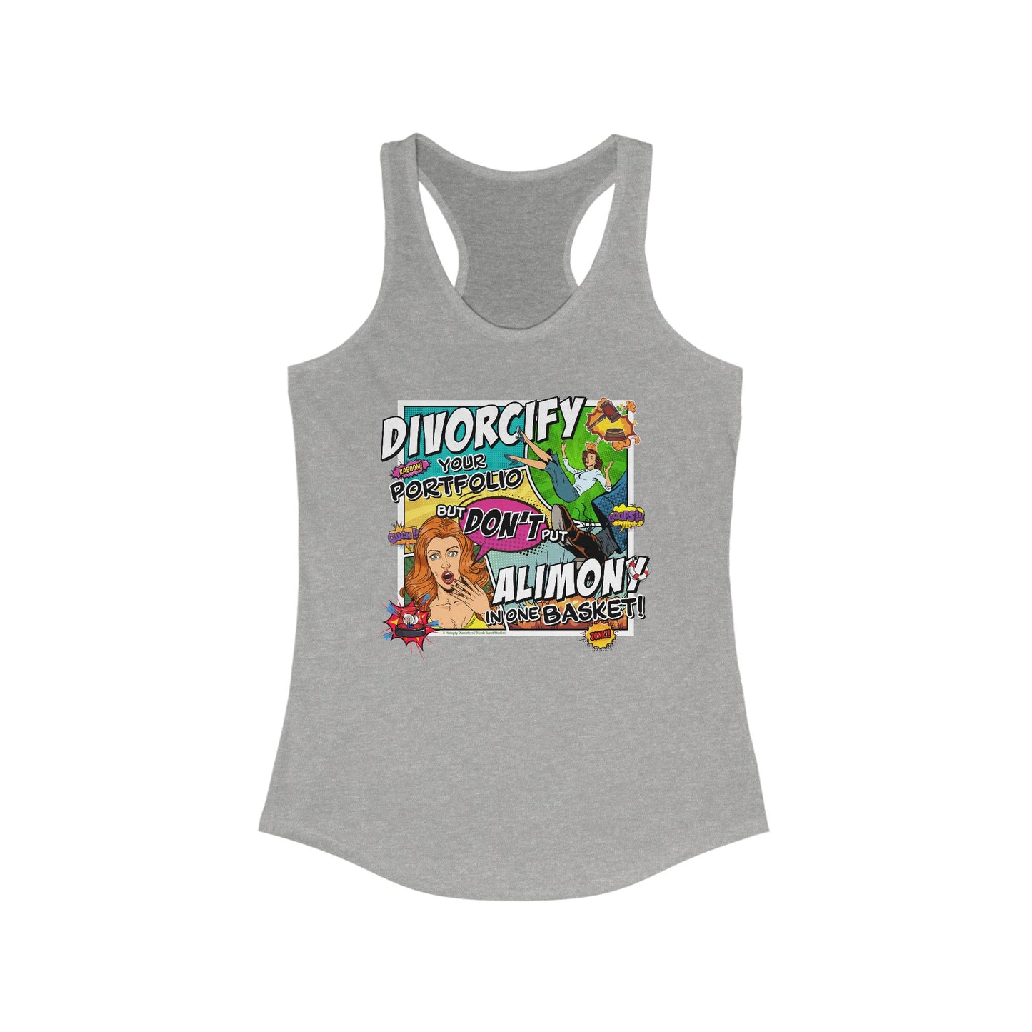 DK75: Divorcify Your Portfolio - Ladies Racerback Tank