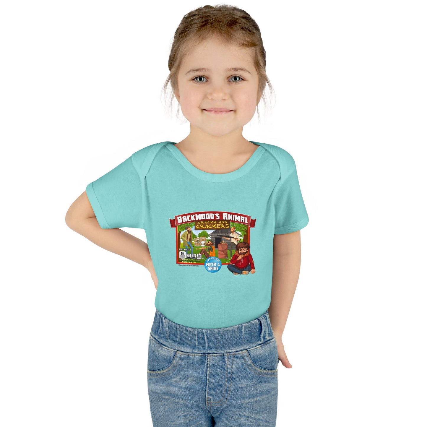 DK77: Animal Cracka' Ass Crackas - Infant Sized Onsie