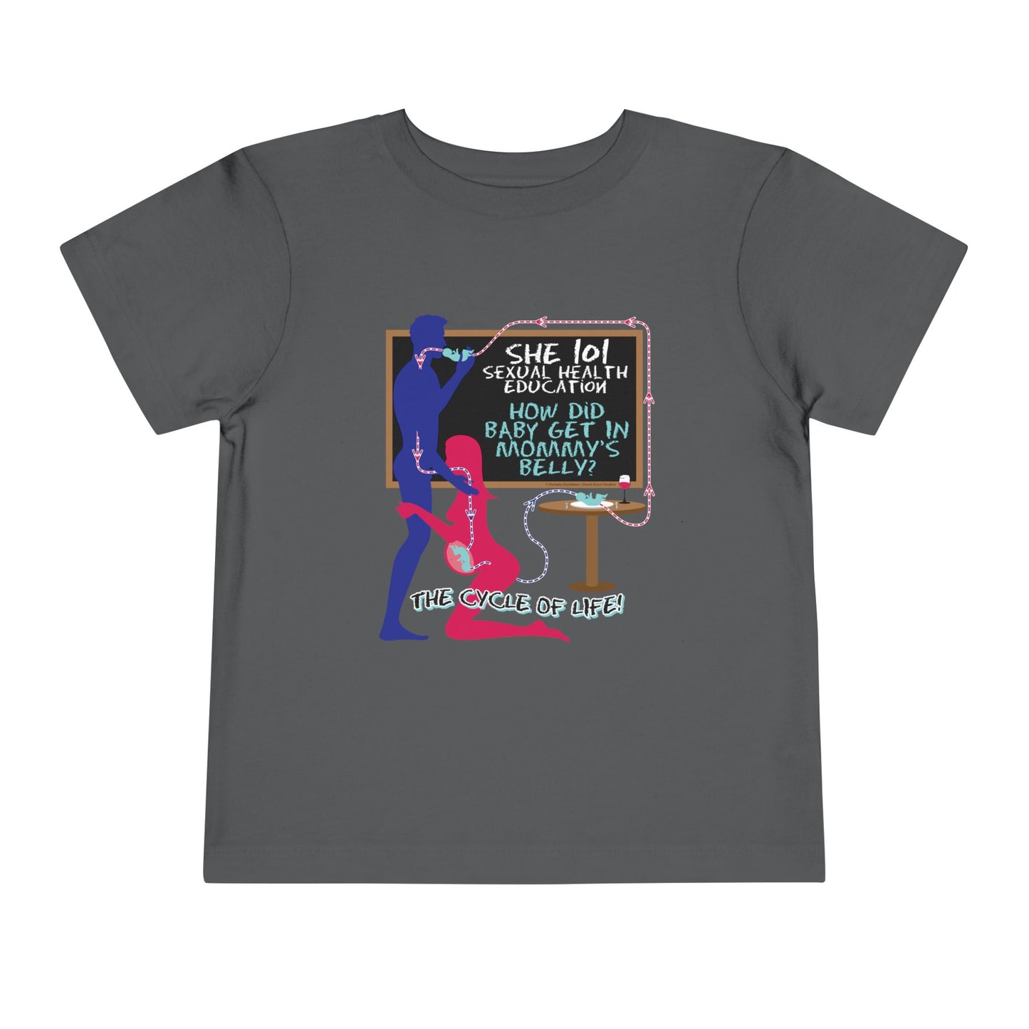 DK184: Baby In The Belly - Toddler Sized T-Shirt