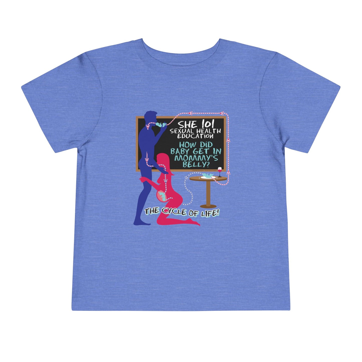 DK184: Baby In The Belly - Toddler Sized T-Shirt