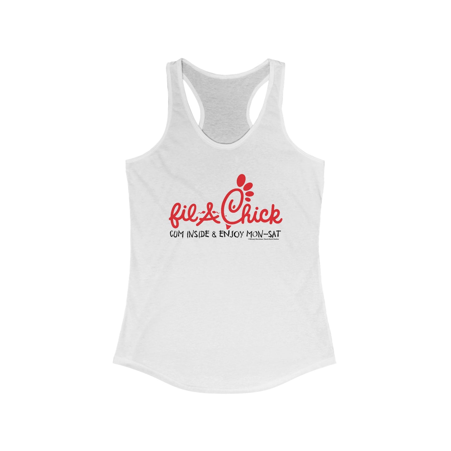 DK87: Fil-A-Chick - Ladies Racerback Tank