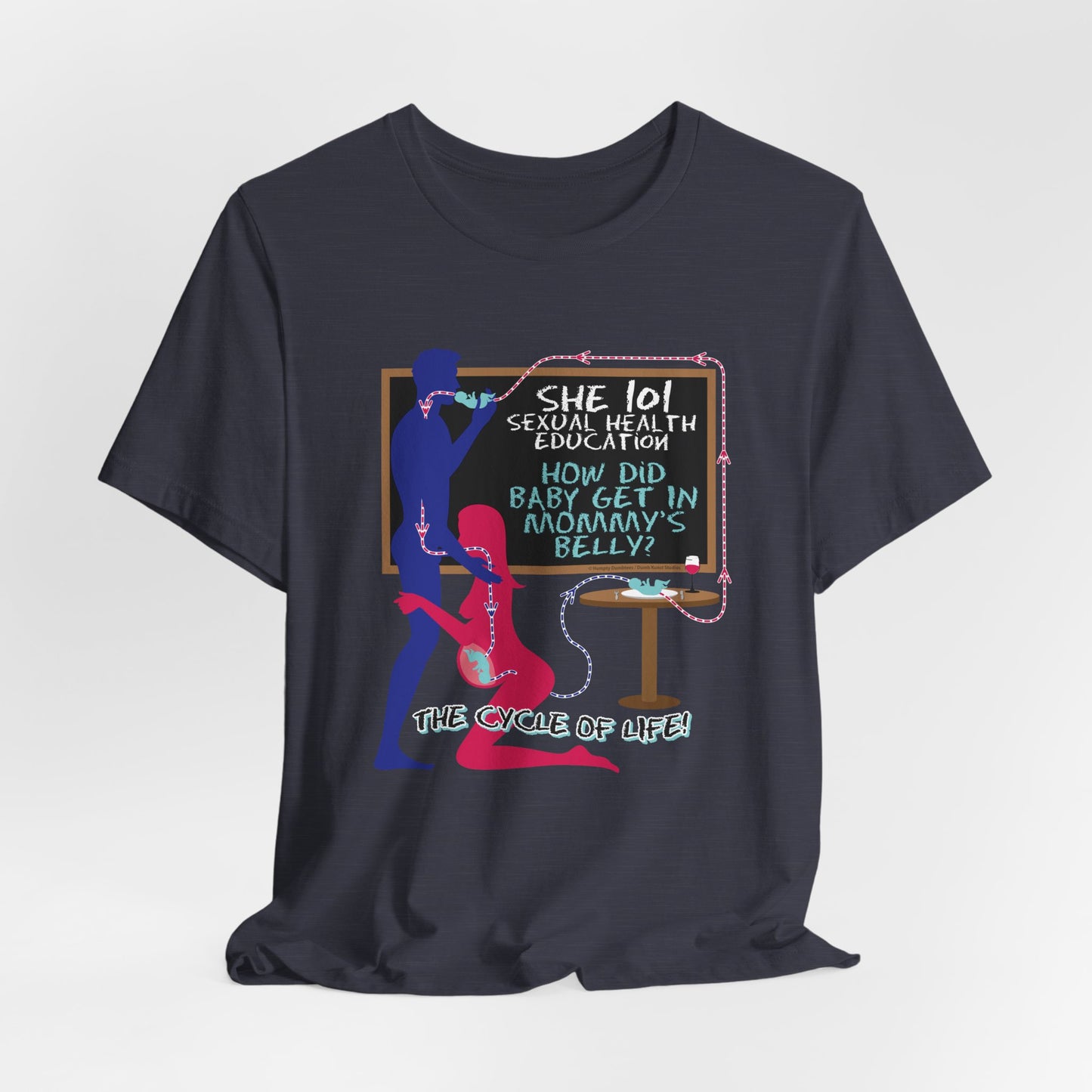 DK184: Baby In The Belly - Unisex S/S T-Shirt