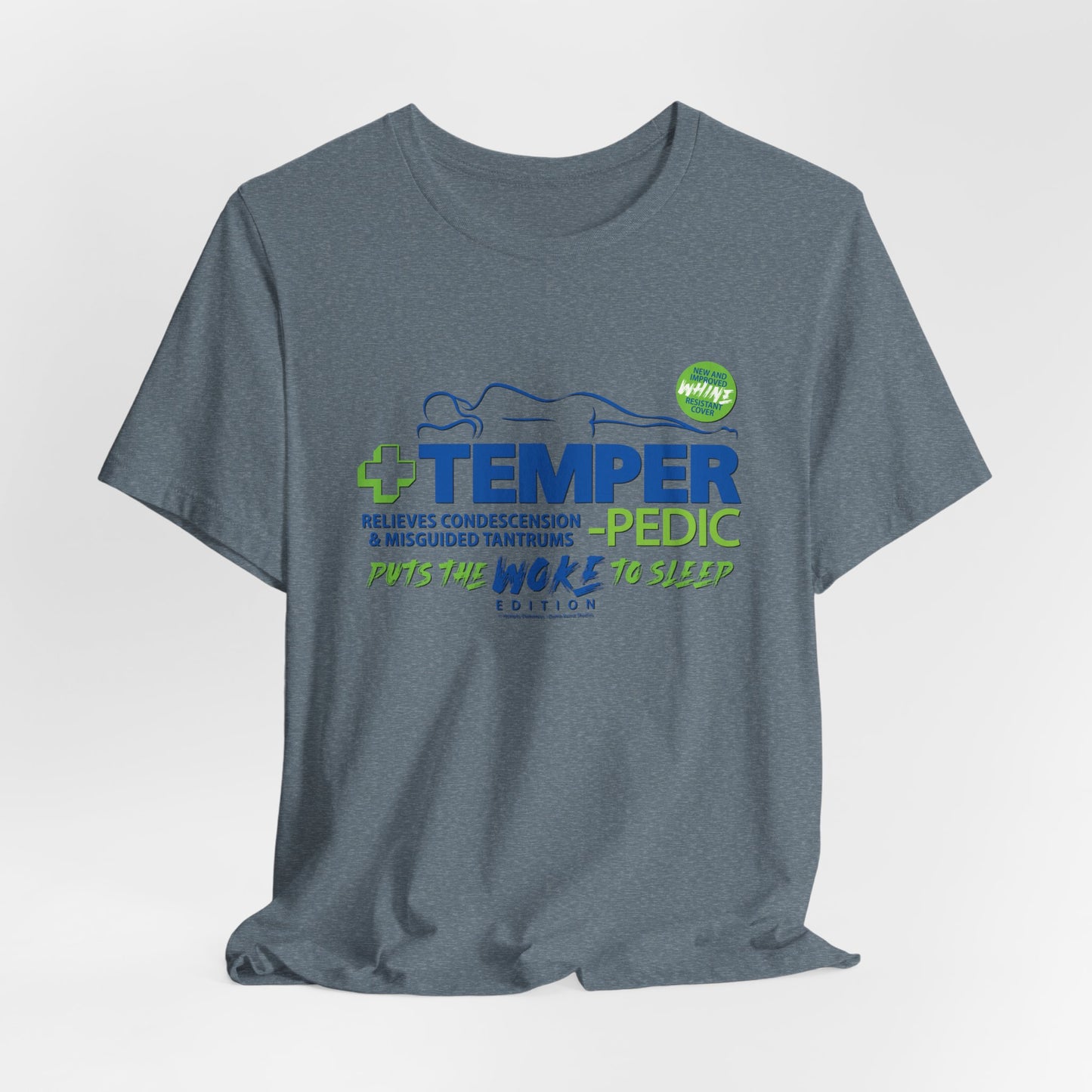 DK185: Temper-pedic - Unisex S/S T-Shirt