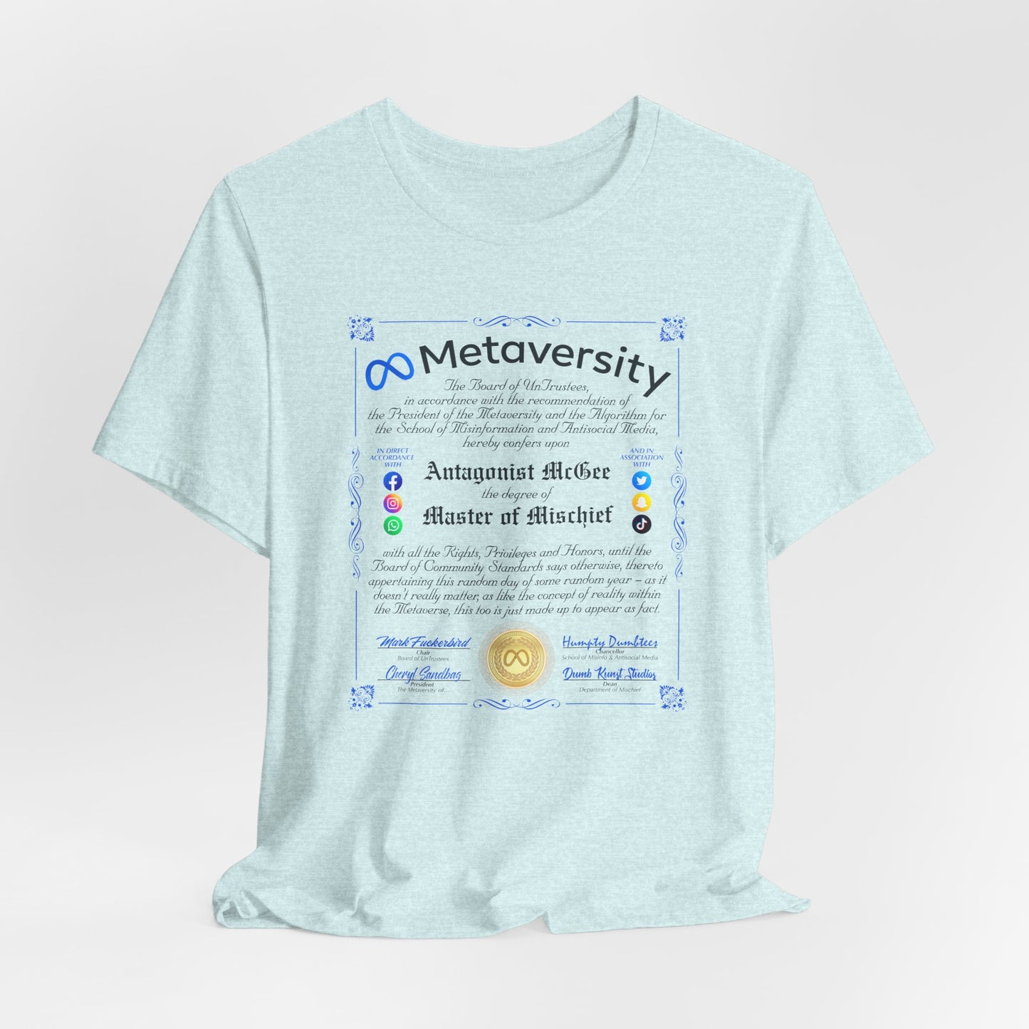 DK160: The Metaversity Of... - Unisex S/S T-Shirt