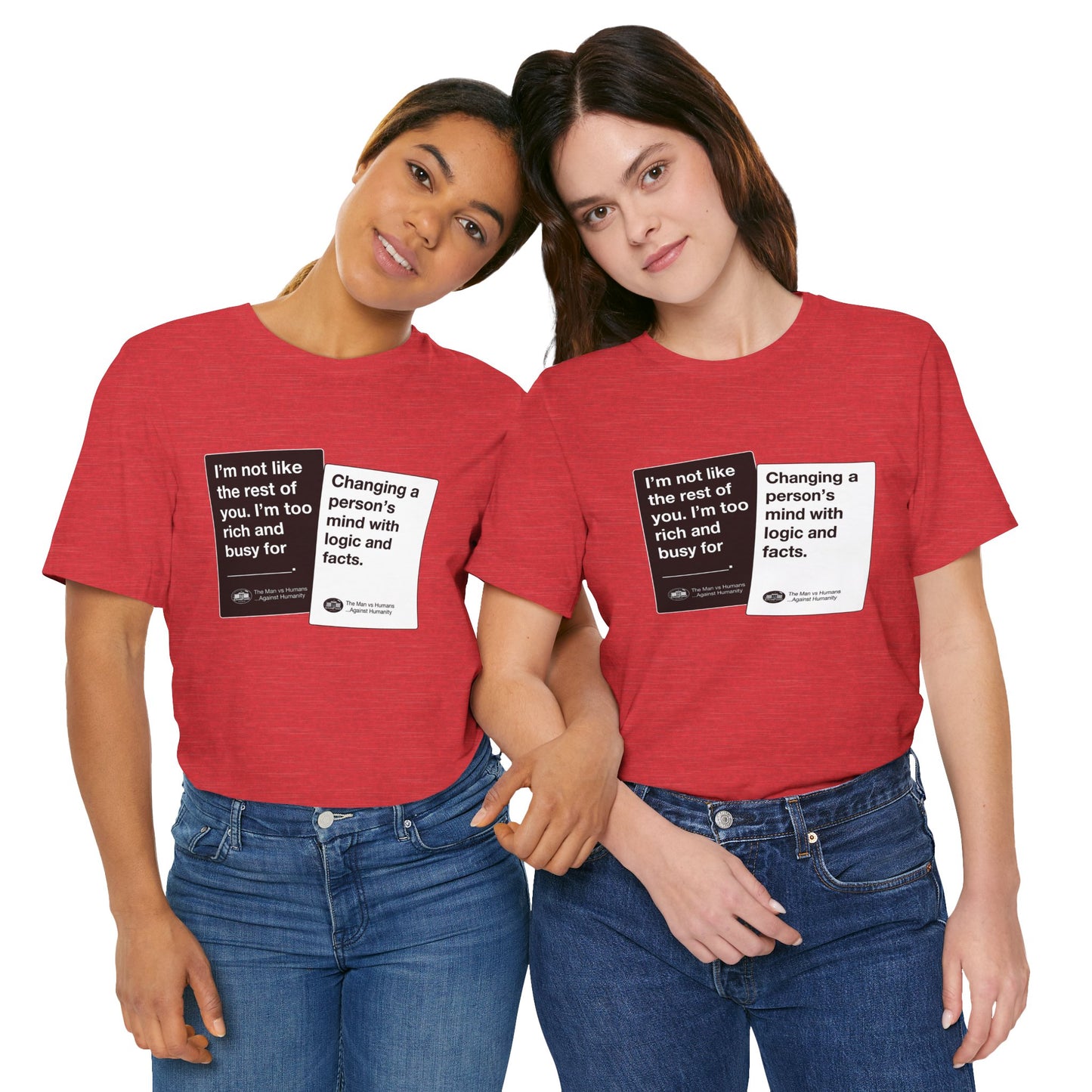 DK180: Humans Against Humanity (Logic & Facts Edition) - Unisex S/S T-Shirt