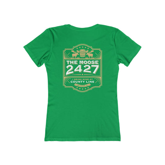Moose Lodge 2427 - Moose Drink Mine - Women's T-Shirt (Front & Back Print)