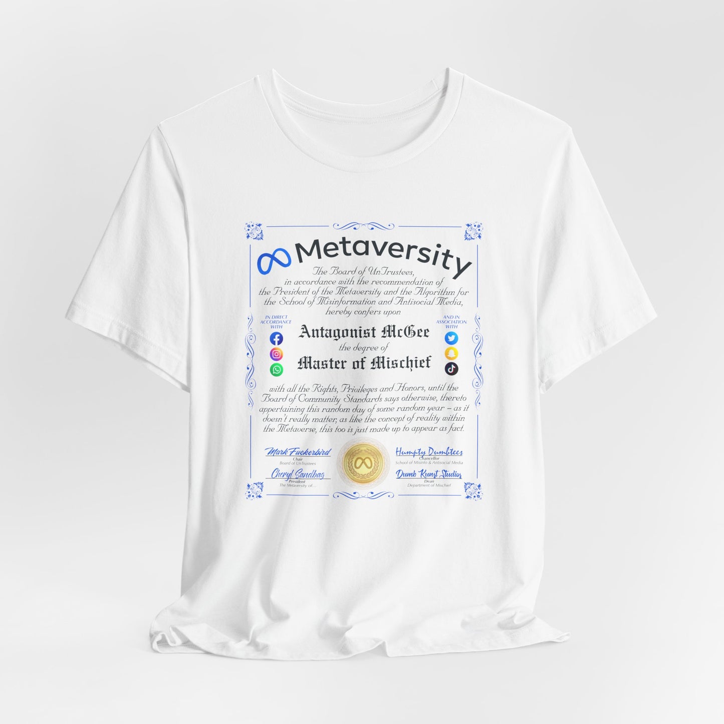 DK160: The Metaversity Of... - Unisex S/S T-Shirt