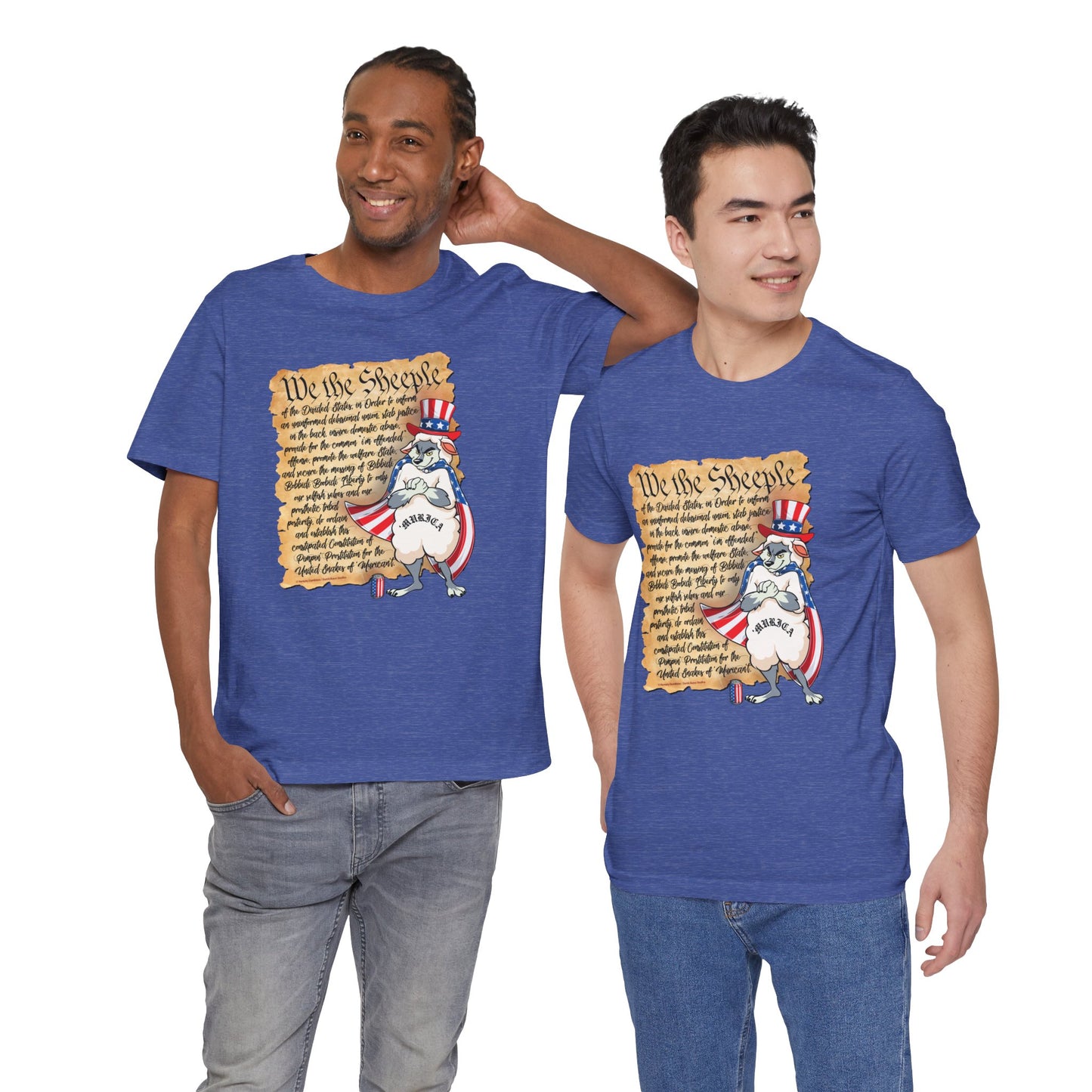 DK216: We The Sheeple - Unisex S/S T-Shirt