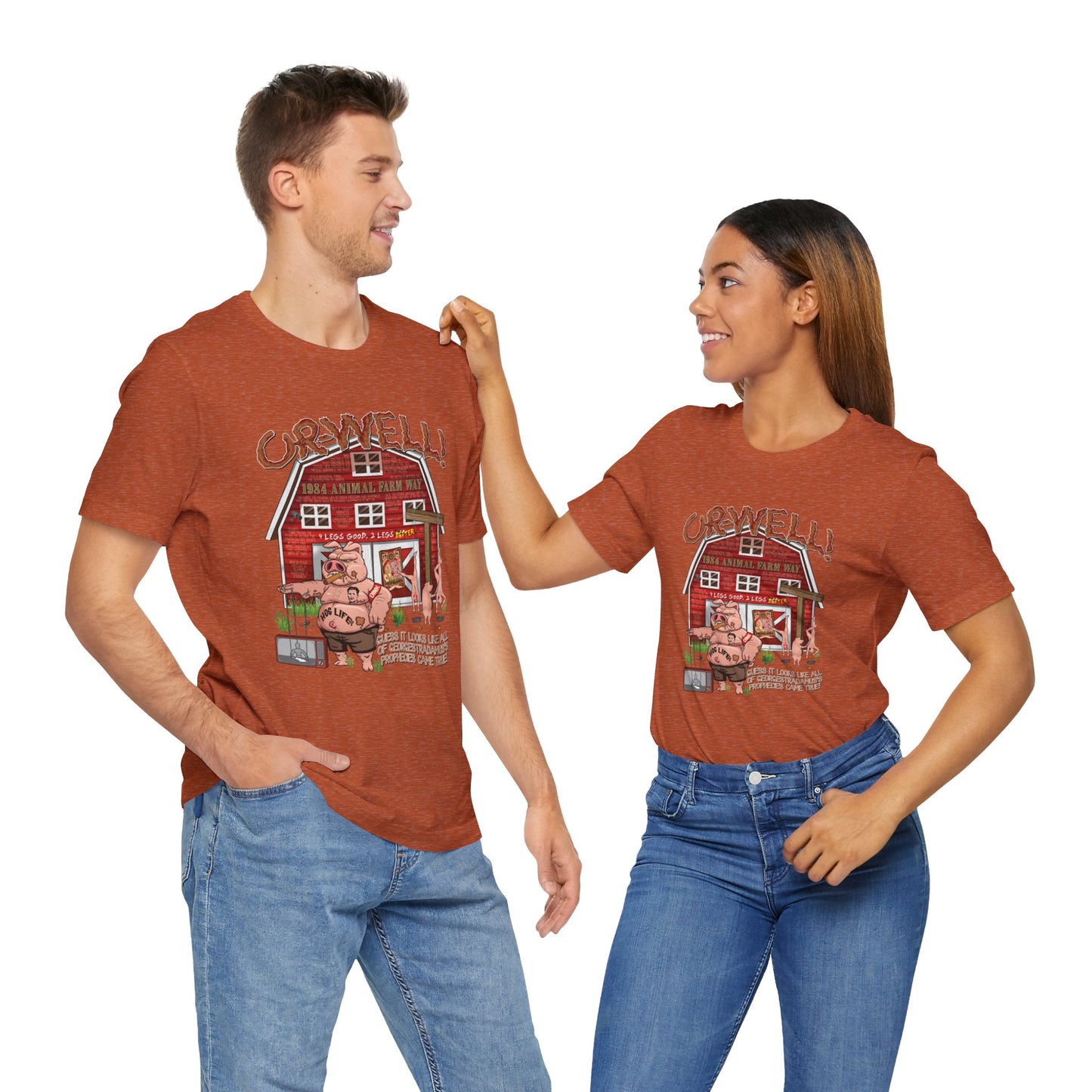 DK165: Oh Well Orwell (Farmhouse Edition) - Unisex S/S T-Shirt