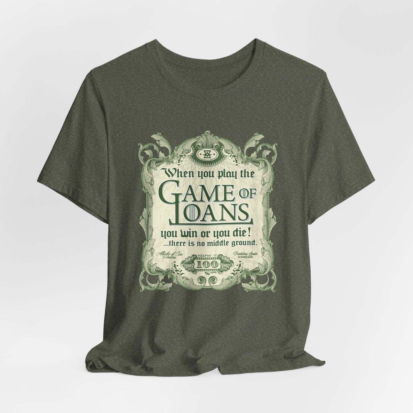 DK143: Game Of Loans - Unisex S/S T-Shirt