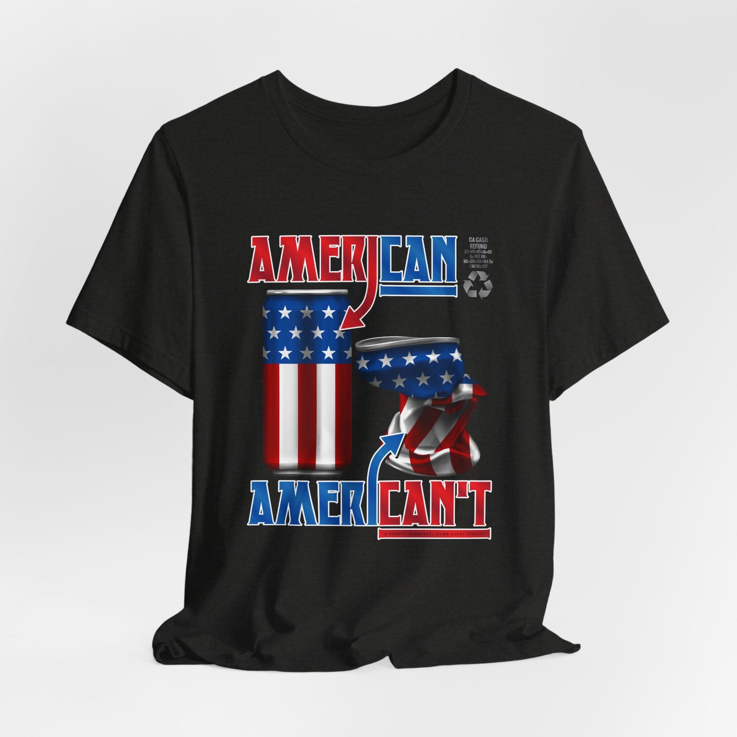 DK166: American't Recycling - Unisex S/S T-Shirt