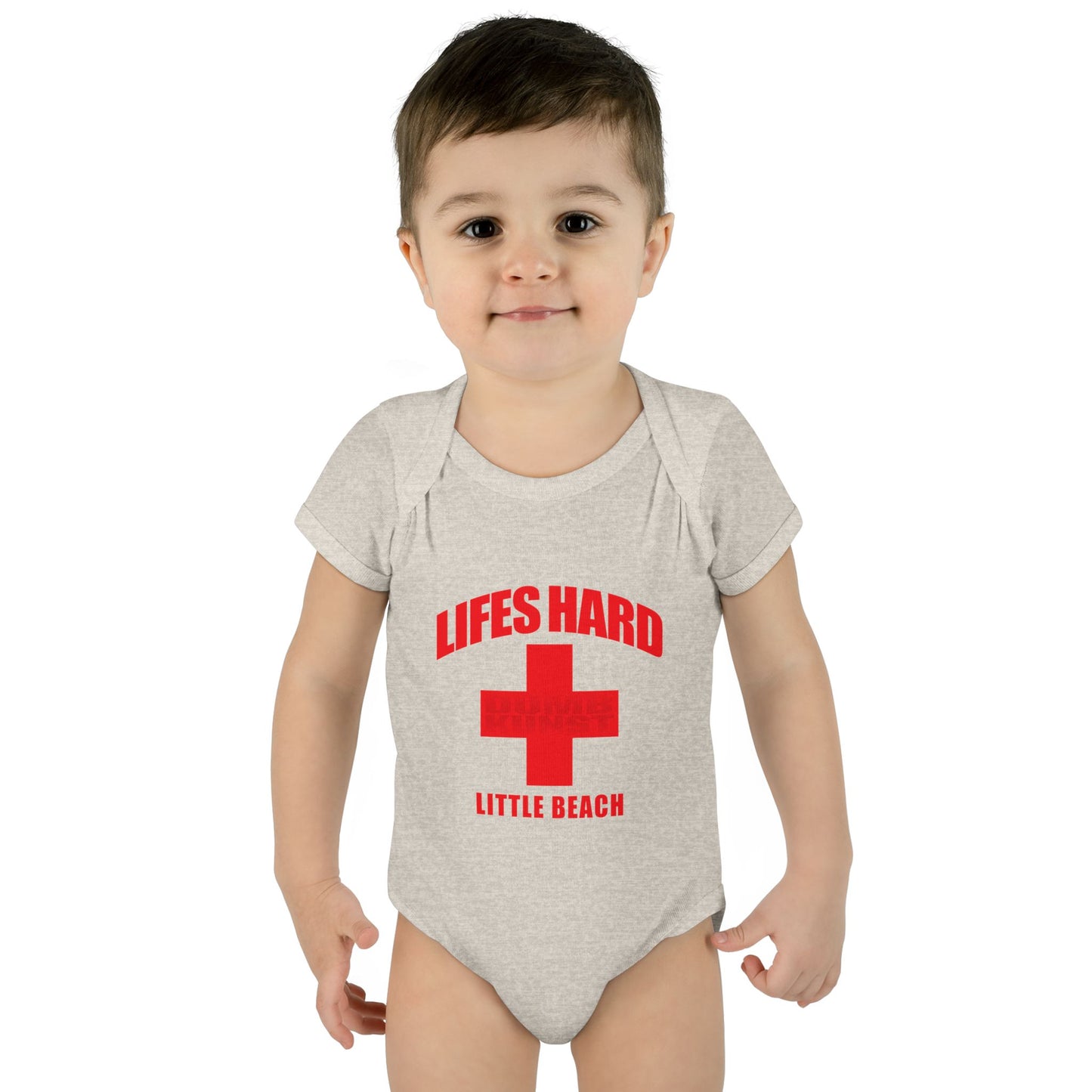 DK42: LIFESHARD - Little Beach - Infant Sized Onsie