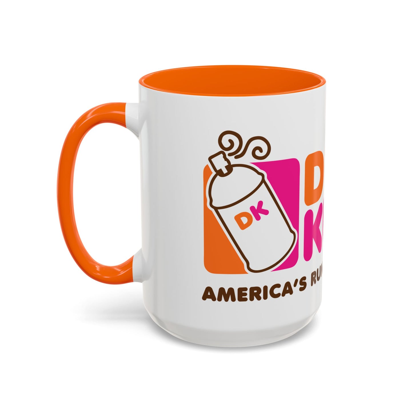 DK11: America Runs on Dumb Kunst (Logo Edition) - Ceramic Coffee Mugs