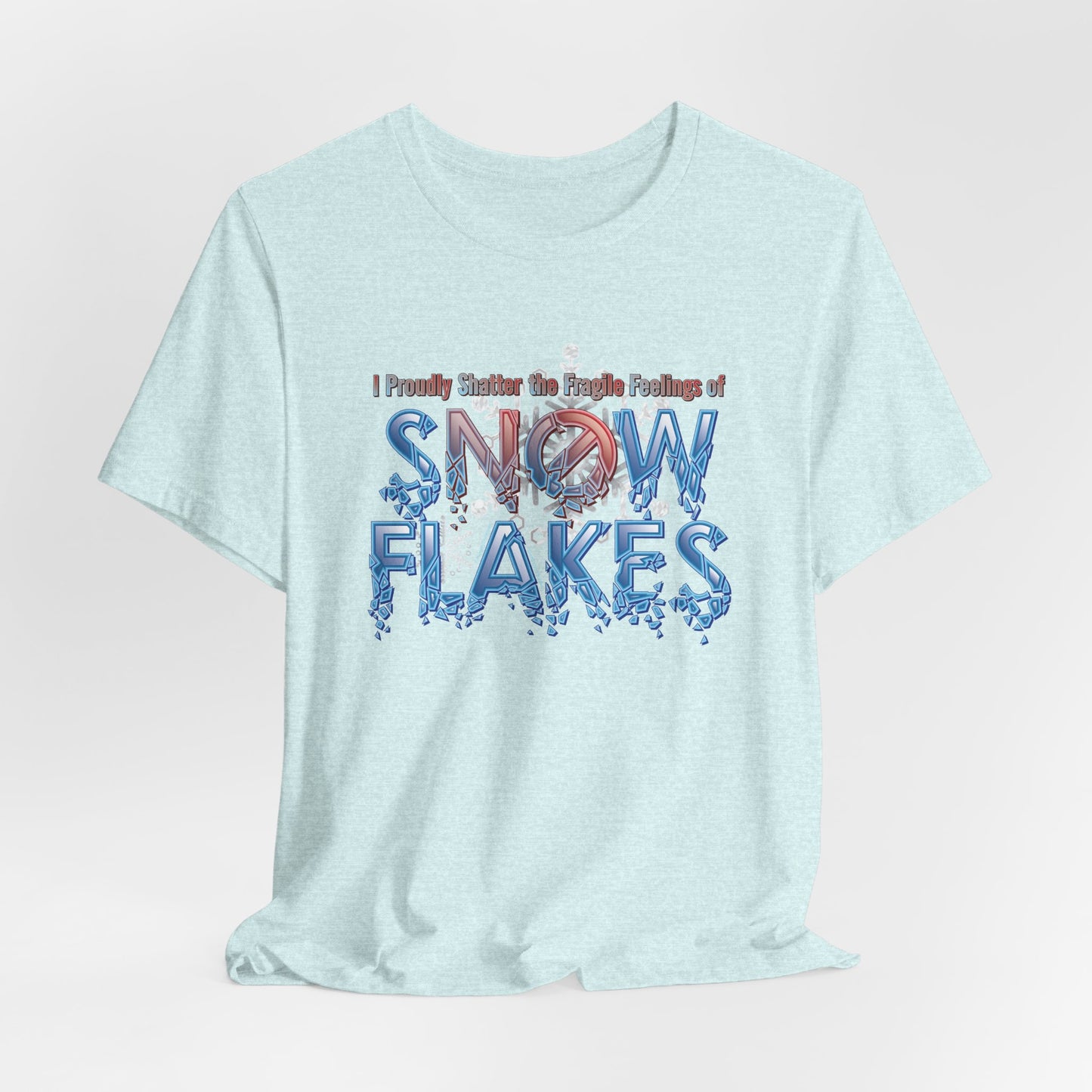 DK157: Shattered Snowflakes - Unisex S/S T-Shirt