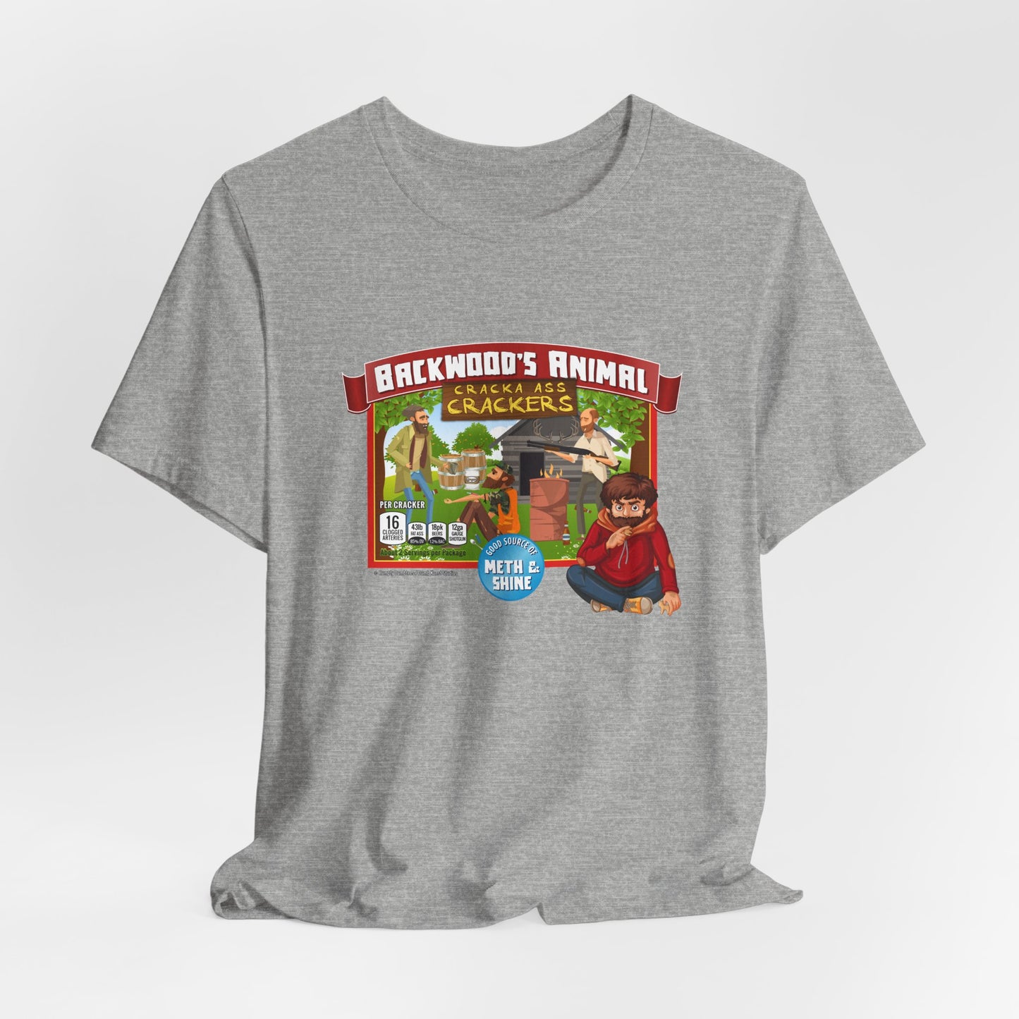 DK77: Animal Cracka' Ass Crackas - Unisex S/S T-Shirt