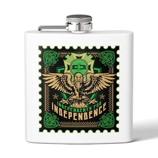 DK12: You Down With O.P.P.? (Independence) - 6oz Stainless Steel Hip Flask