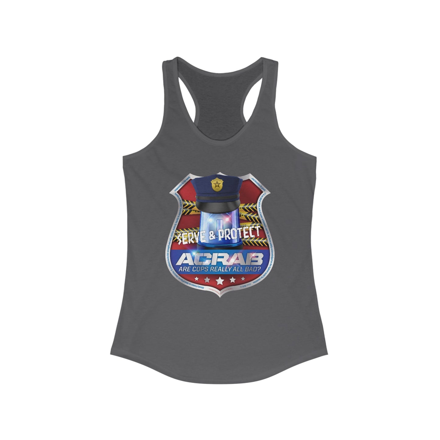 DK210: A.C.A.B. (Cops Edition) - Ladies Raceback Tank