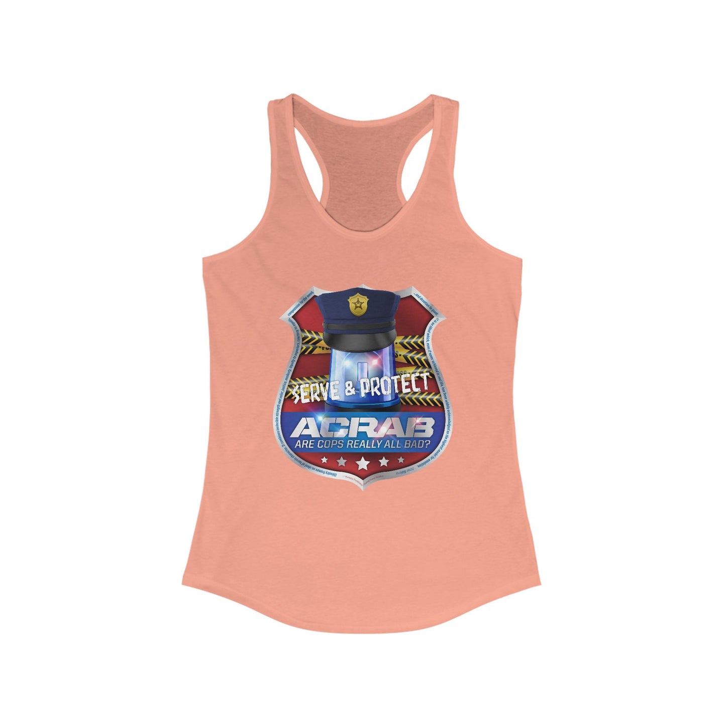 DK210: A.C.A.B. (Cops Edition) - Ladies Raceback Tank