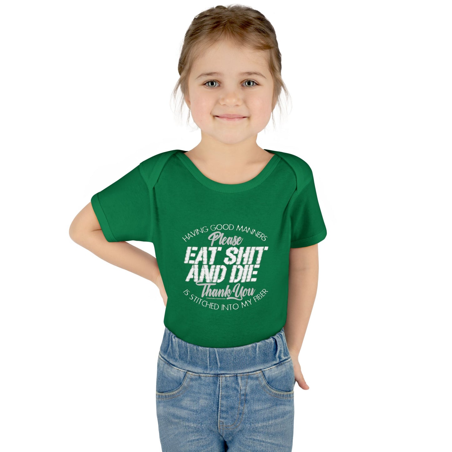DK90: Please & Thank You (Eat Shit and Die) - Infant Sized Onsie