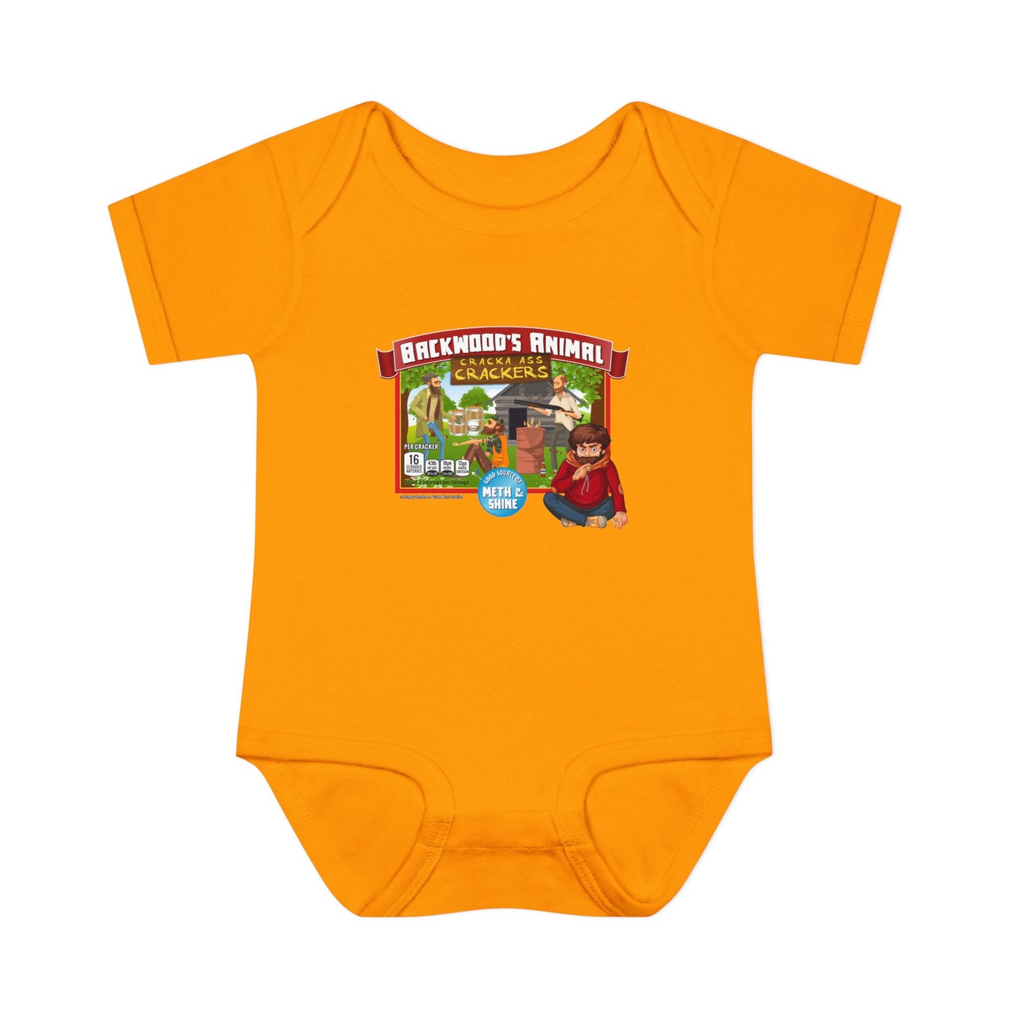 DK77: Animal Cracka' Ass Crackas - Infant Sized Onsie