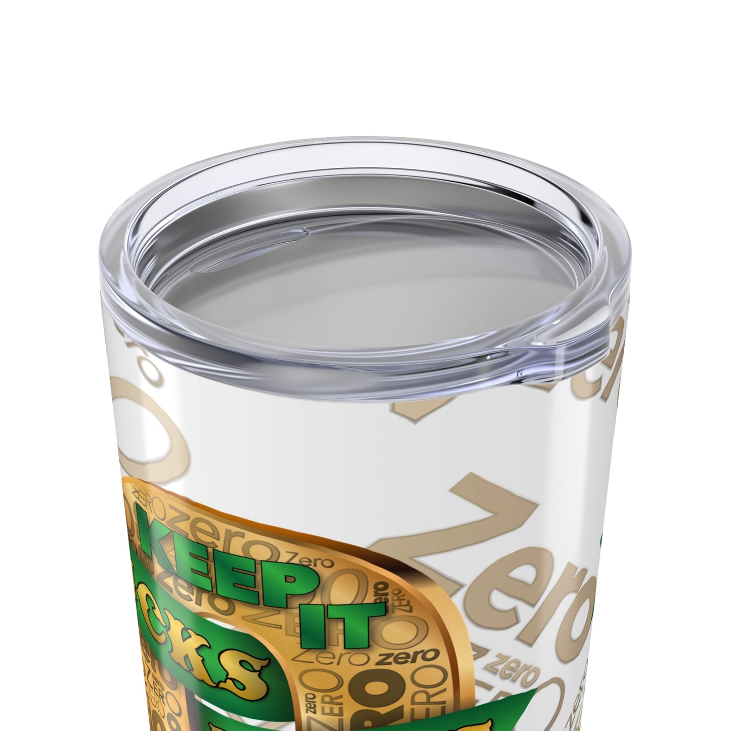 DK100: Zero Fucks To Give (Gold Edition) - 20oz Travel Tumbler