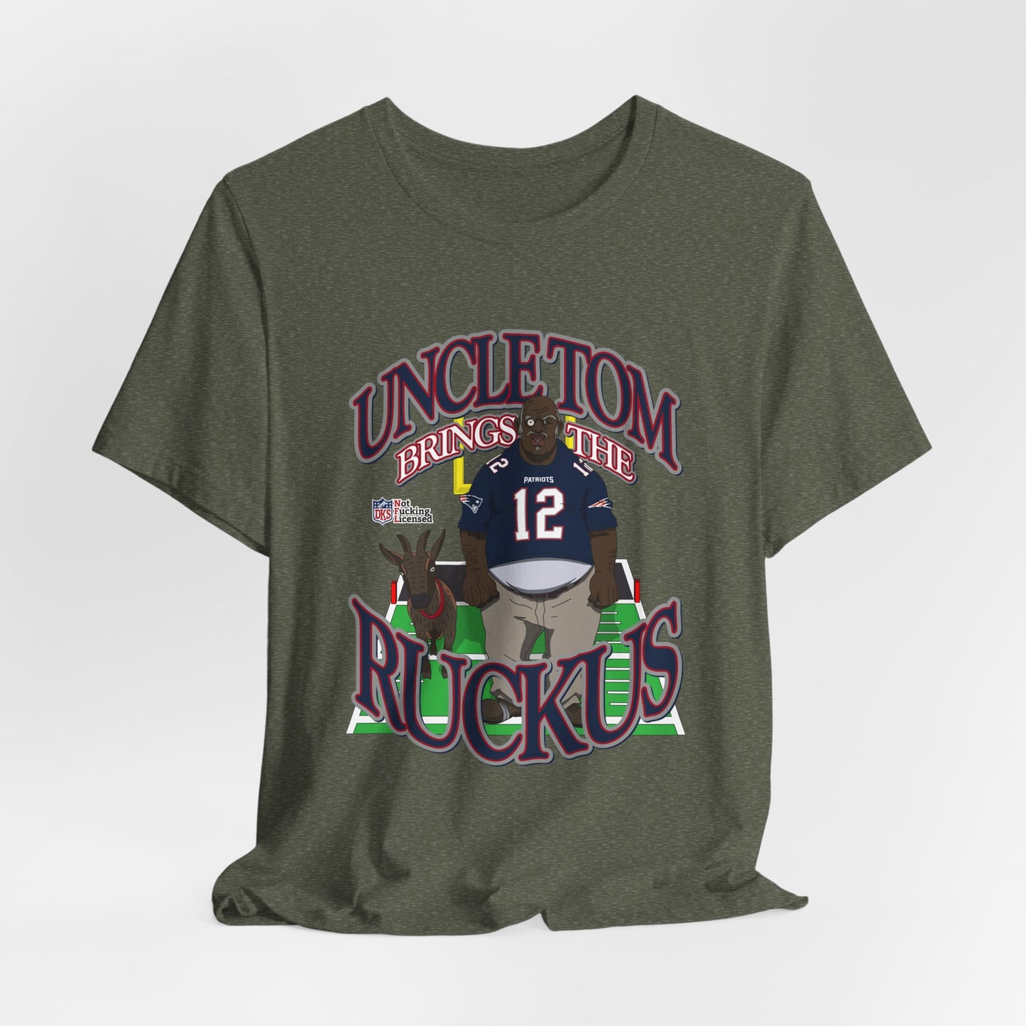 DK112: Uncle Tom Ruckus (New England Edition) - Unisex S/S T-Shirt