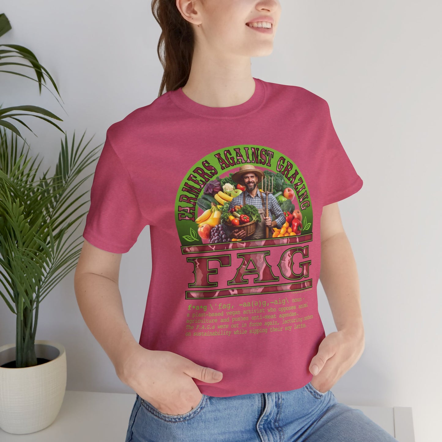 DK238: Fierce And Glorious (Farmers Against Grazing Edition) - Unisex S/S T-Shirt