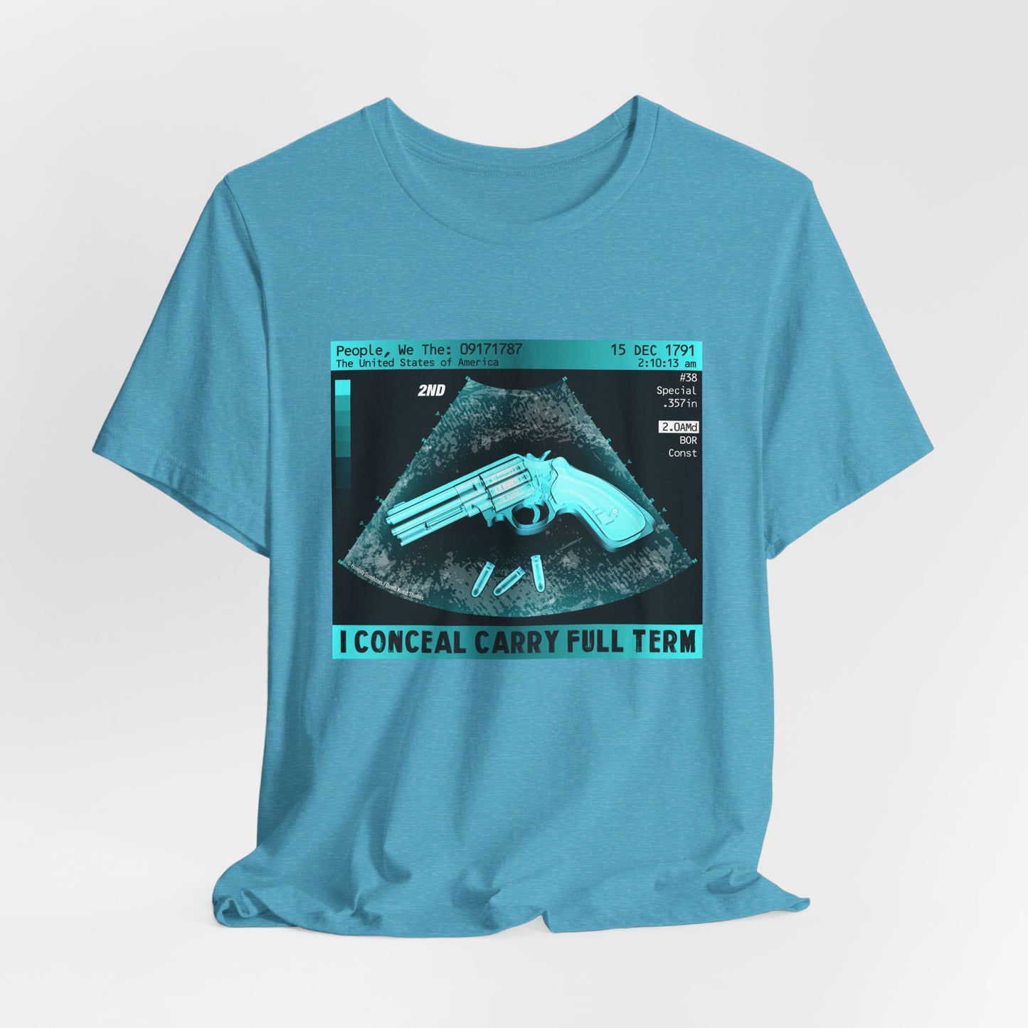 DK73: I Conceal Carry Full Term - Unisex S/S T-Shirt