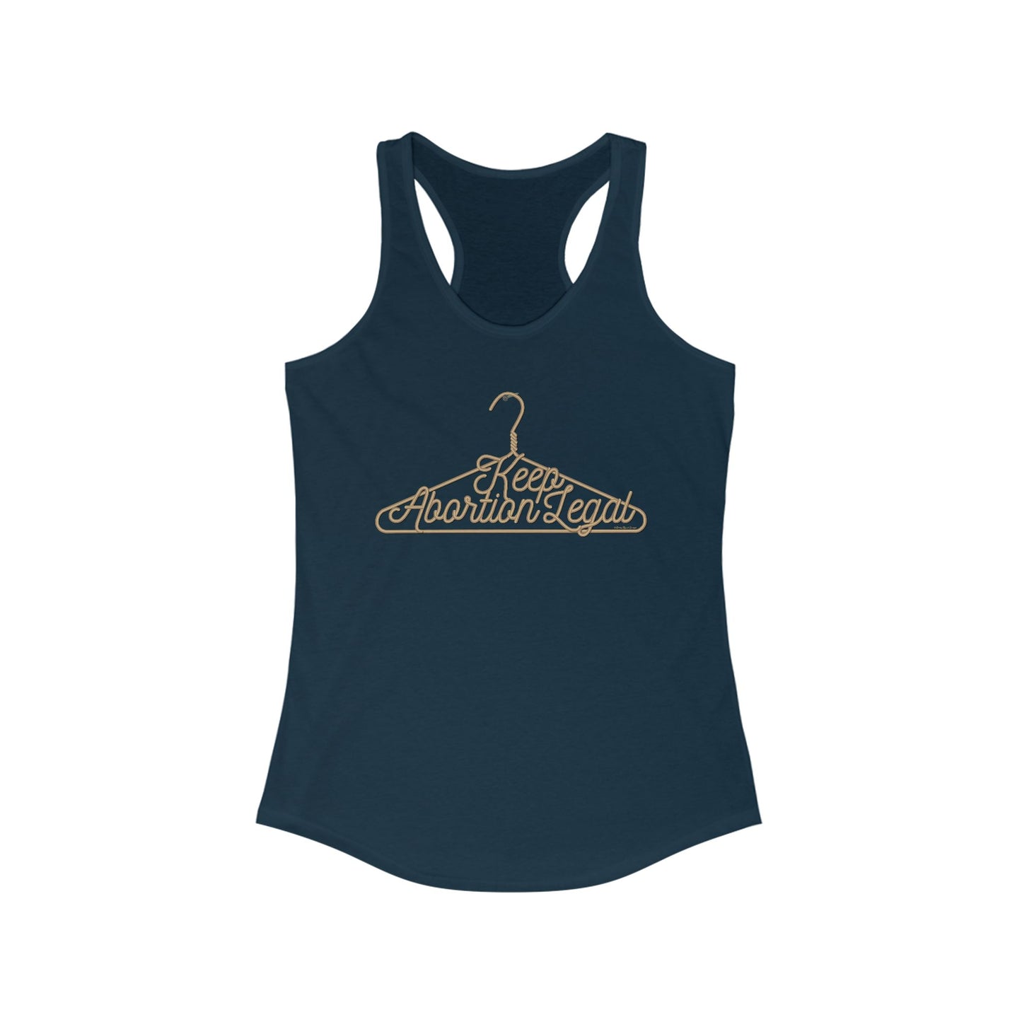 DK19: No Wire Hangers Ever - Ladies Racerback Tank