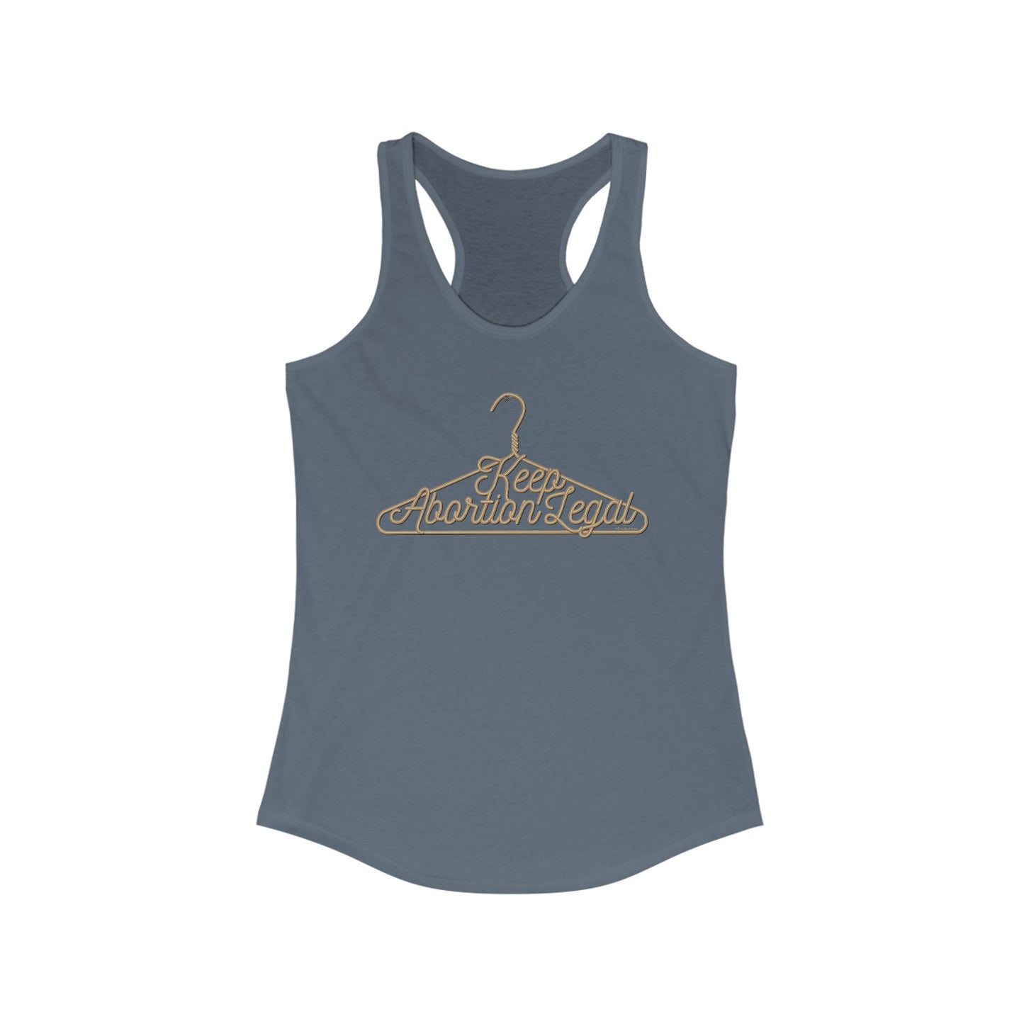 DK19: No Wire Hangers Ever - Ladies Racerback Tank