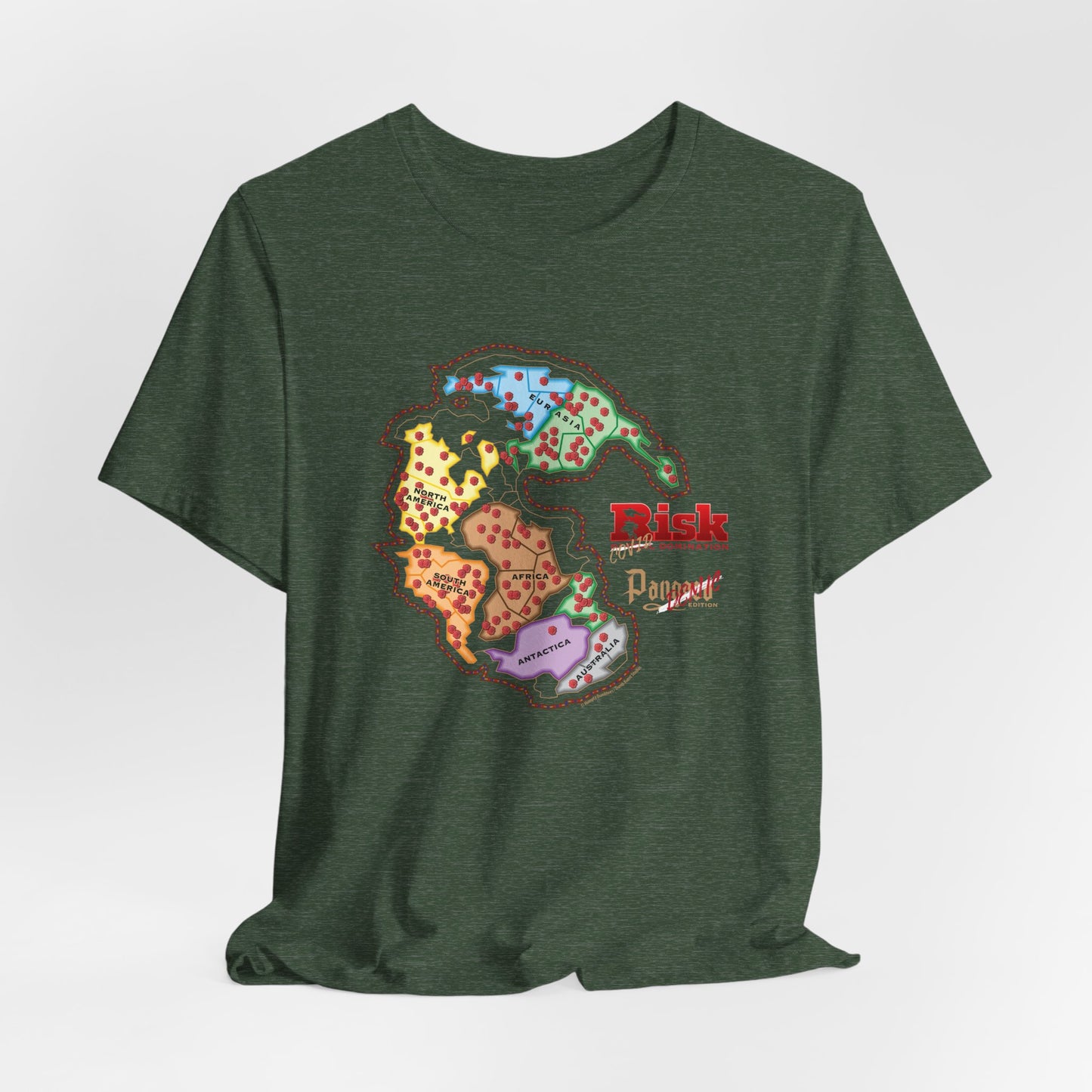 DK107: Don't RISK Global Domination - Unisex S/S T-Shirt