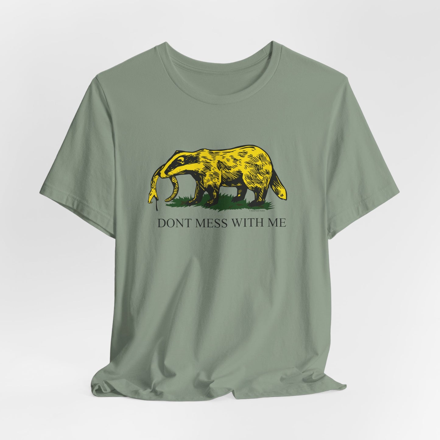 DK14: Honey Badger Don't Give a "Mess" - Unisex S/S T-Shirt